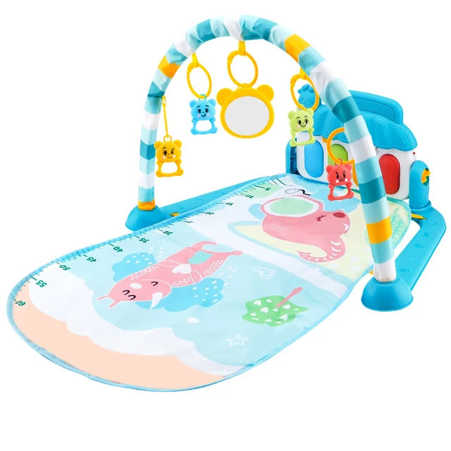 Baby Fitness & Play Gym – Piano, Toys & Tummy Time Mat