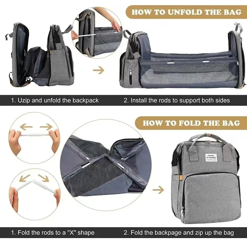 Foldable Baby Changing Bag