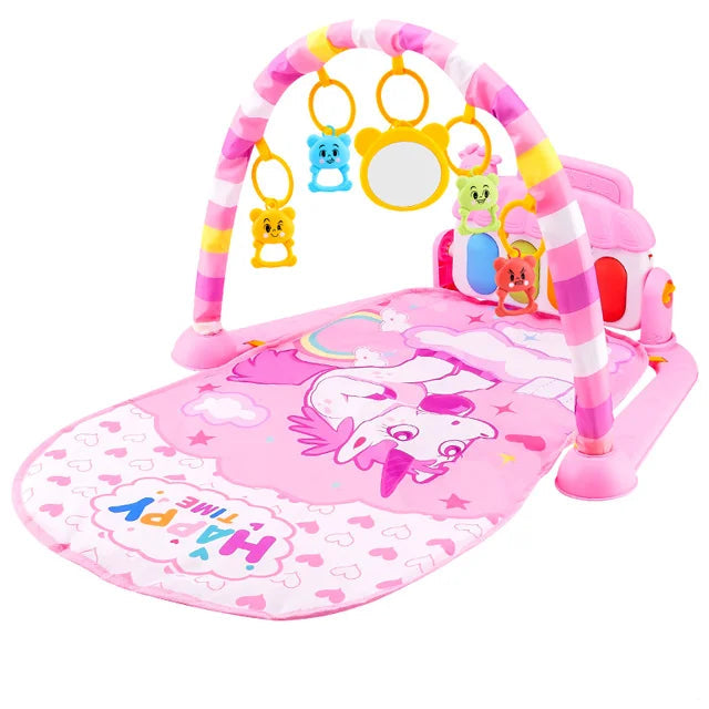 Baby Fitness & Play Gym – Piano, Toys & Tummy Time Mat