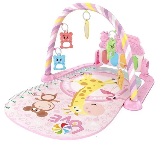 Baby Fitness & Play Gym – Piano, Toys & Tummy Time Mat
