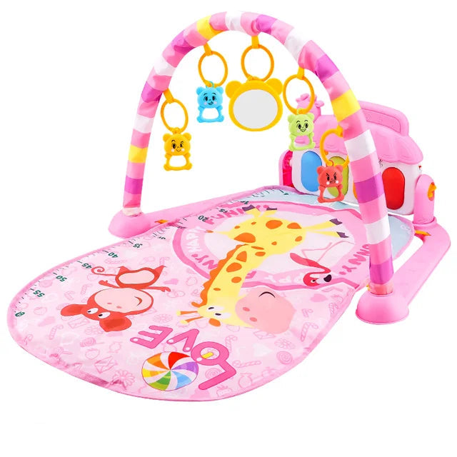 Baby Fitness & Play Gym – Piano, Toys & Tummy Time Mat