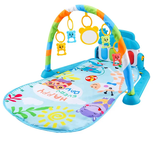 Baby Fitness & Play Gym – Piano, Toys & Tummy Time Mat