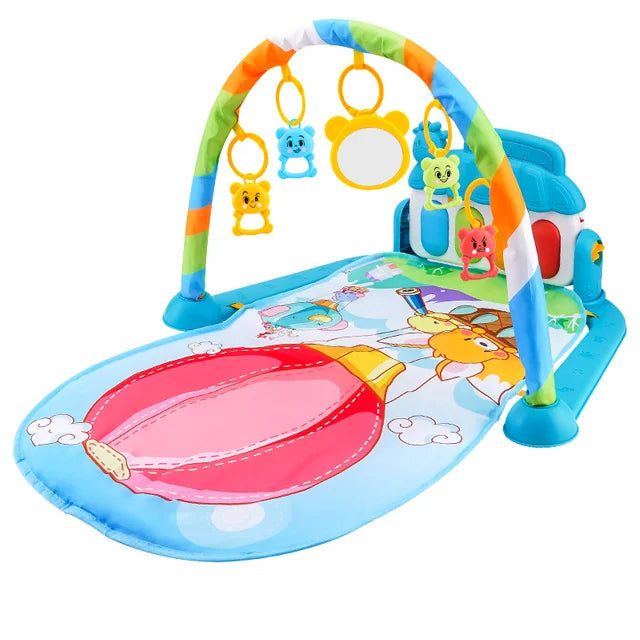 Baby Fitness & Play Gym – Piano, Toys & Tummy Time Mat