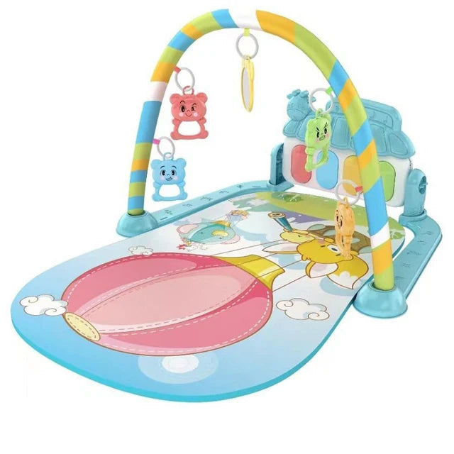 Baby Fitness & Play Gym – Piano, Toys & Tummy Time Mat