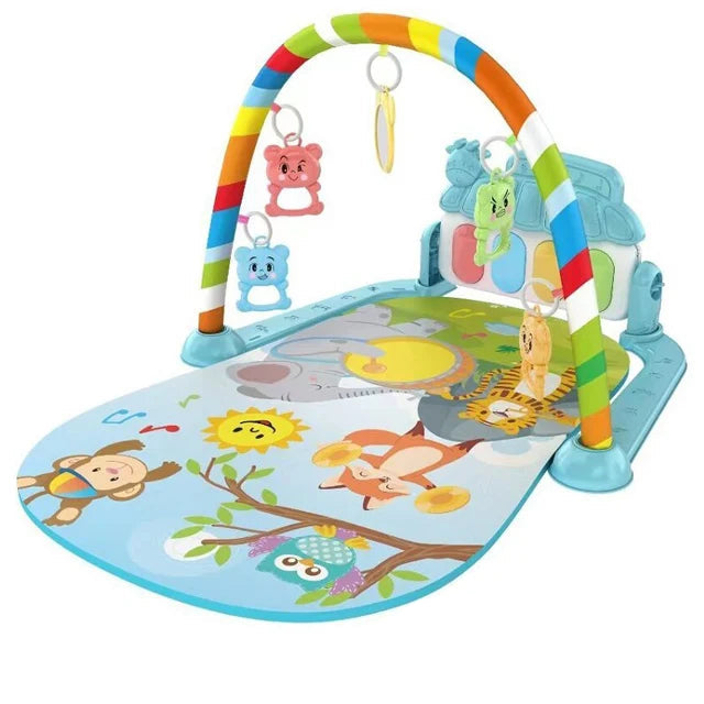 Baby Fitness & Play Gym – Piano, Toys & Tummy Time Mat
