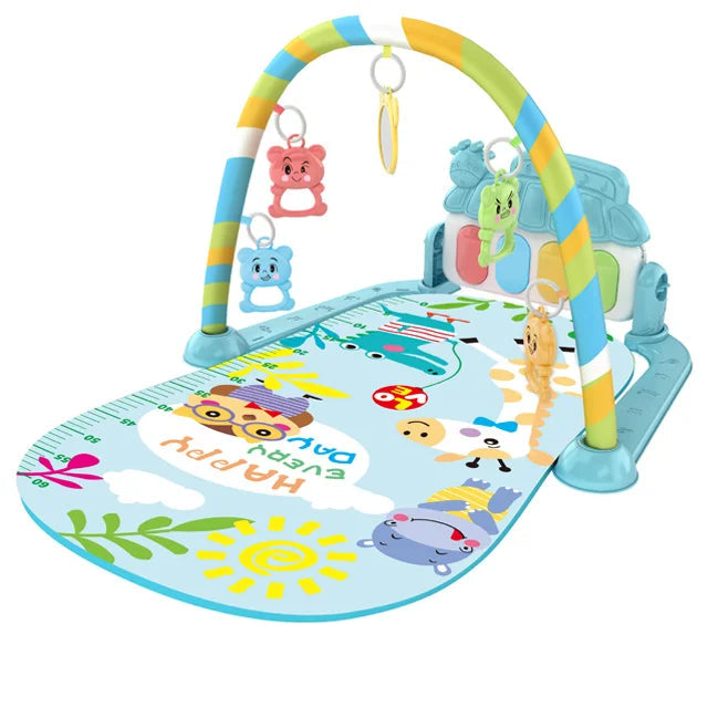 Baby Fitness & Play Gym – Piano, Toys & Tummy Time Mat