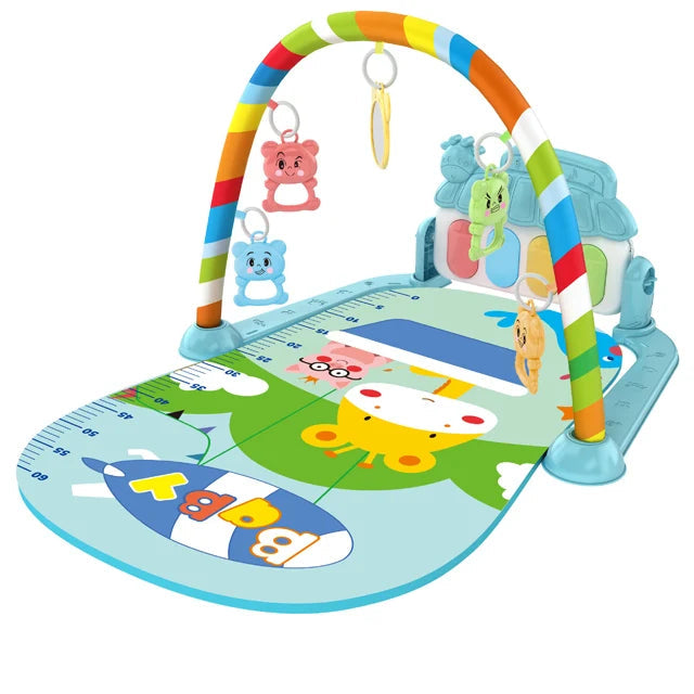 Baby Fitness & Play Gym – Piano, Toys & Tummy Time Mat