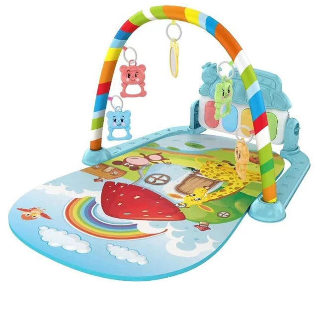 Baby Fitness & Play Gym – Piano, Toys & Tummy Time Mat