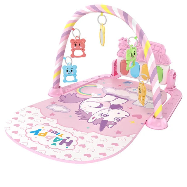 Baby Fitness & Play Gym – Piano, Toys & Tummy Time Mat