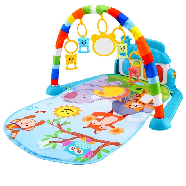 Baby Fitness & Play Gym – Piano, Toys & Tummy Time Mat