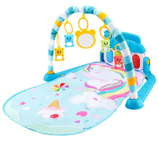 Baby Fitness & Play Gym – Piano, Toys & Tummy Time Mat