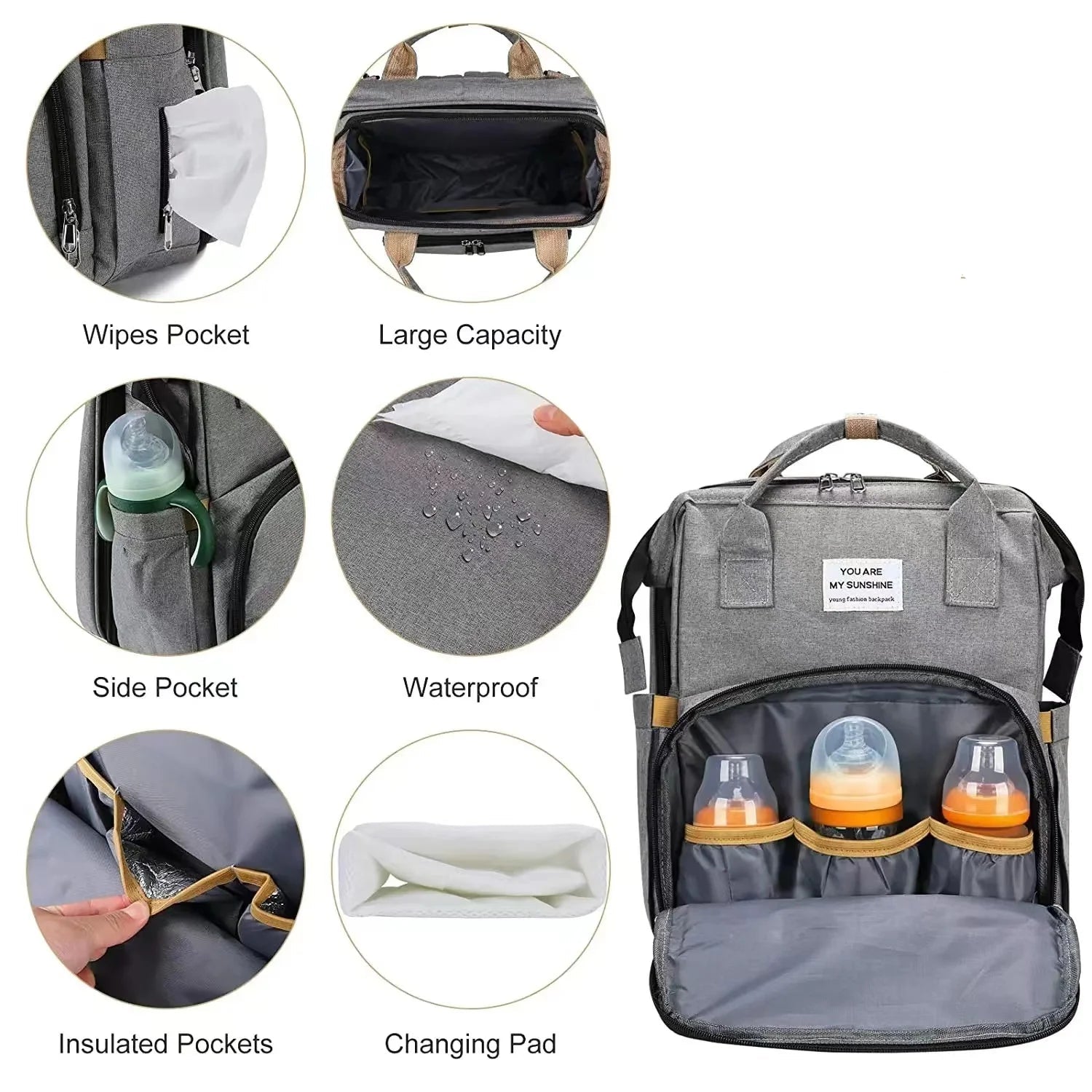 Foldable Baby Changing Bag